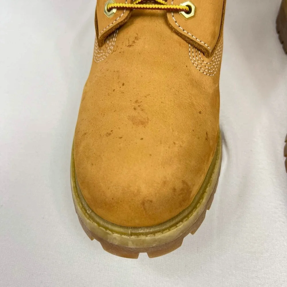 GUC Timberland Premium 6-Inch Waterproof Wheat Boots Primaloft Mens Size 10.5 M
